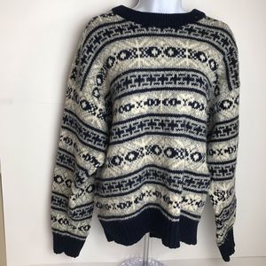 Eddie Bauer Wool Blend Crew Neck Sweater